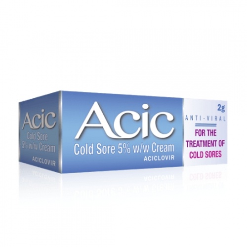 Acic Cold Sore Cream 2g